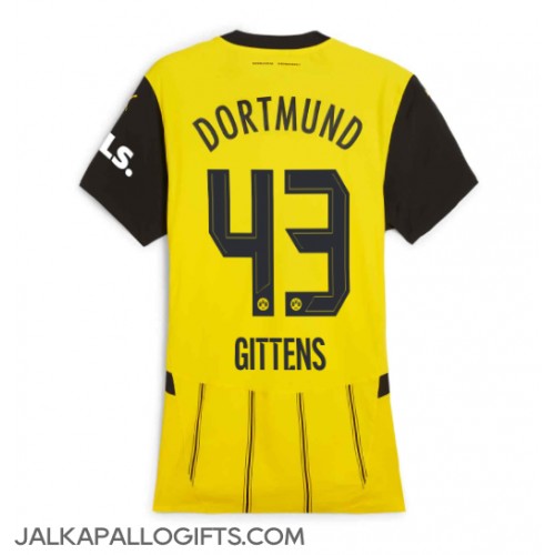 Borussia Dortmund Jamie Bynoe-Gittens #43 Kotipaita Naiset 2024-25 Lyhythihainen